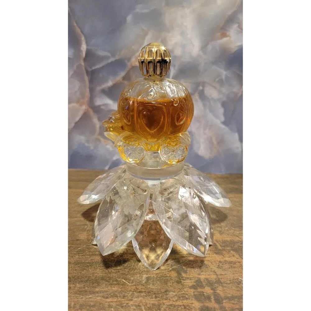 Vintage Avon Occur! Pumpkin Coach Cologne Decanter 3/4 Full - 1970s